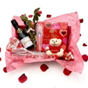 Cesta regalo San Valentín