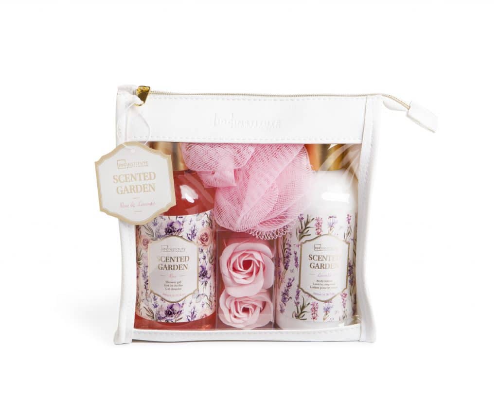 Set Aromático rosas neceser
