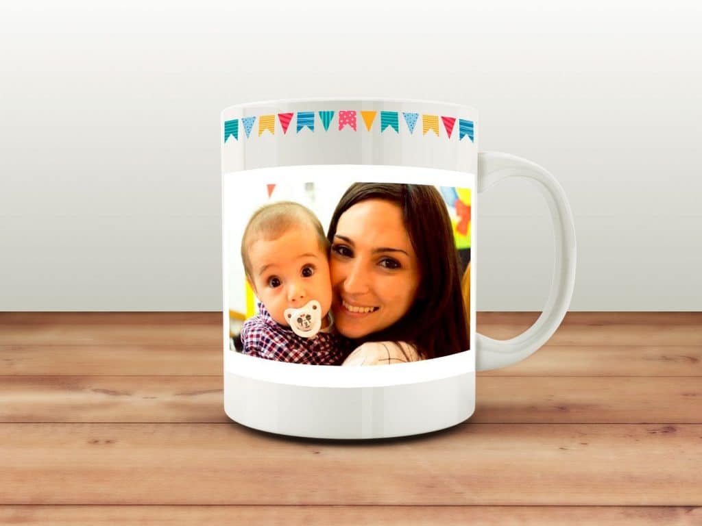 Taza con tu foto personalizada.