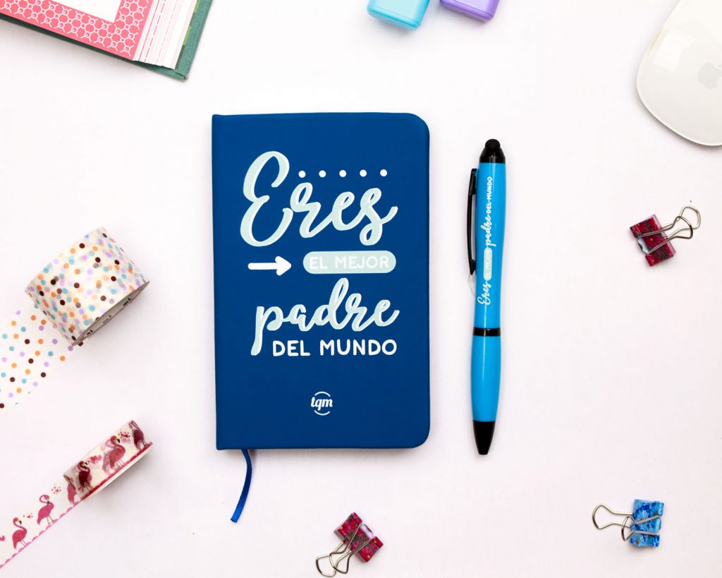 libreta con mensaje positivo