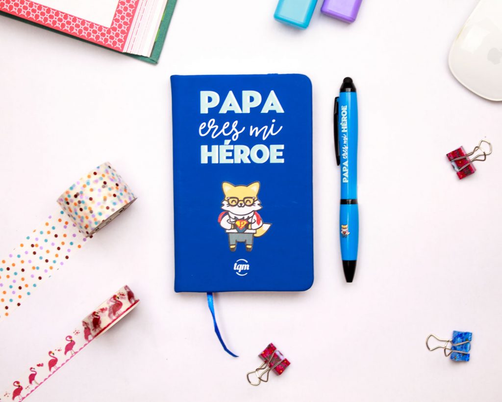 libreta con mensaje positivo