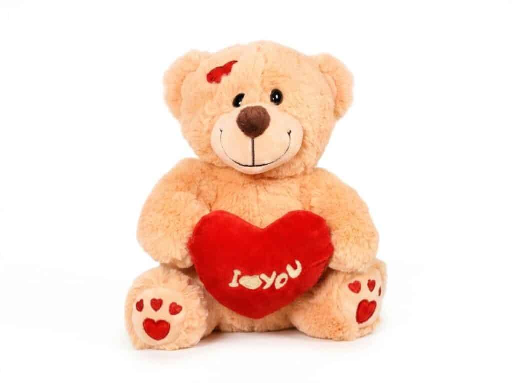 Oso de peluche I love you