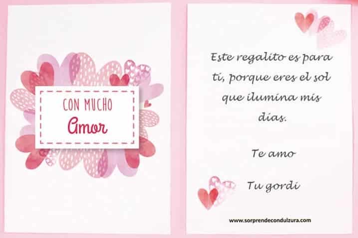 Tarjeta Con Mucho Amor