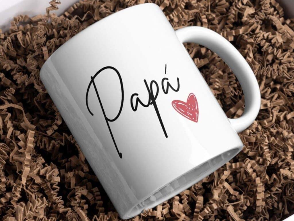 Taza original para padres primerizos Papá